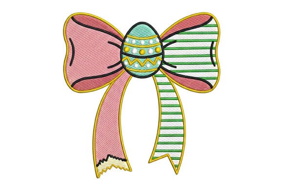 A Fresh Look at the Easter Bow Egg Embroidery Design for Real Embroidery Projects