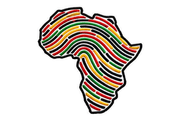 African Fingerprint Embroidery Map Review for Small Business Branding