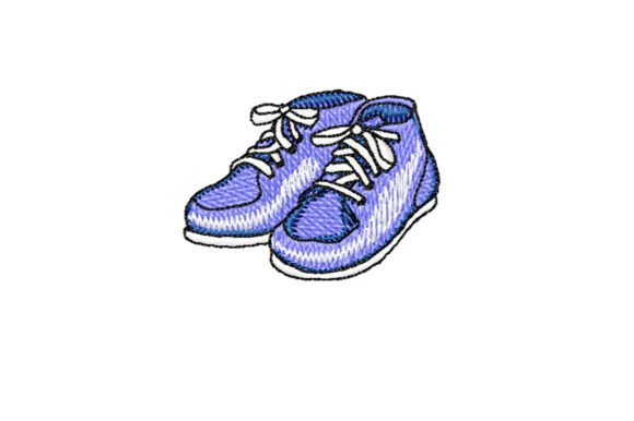 Baby Shoes Machine Embroidery Design