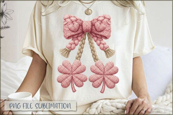 Bow Clover St. Patricks Embroidery PNG Review