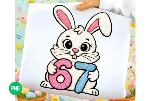 Cute Easter Bunny 6 7 Embroidery PNG Review