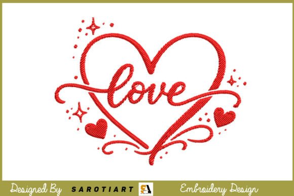 h1Valentine Embroidery Love T-shirt Design Review for Handmade Gifts/h1