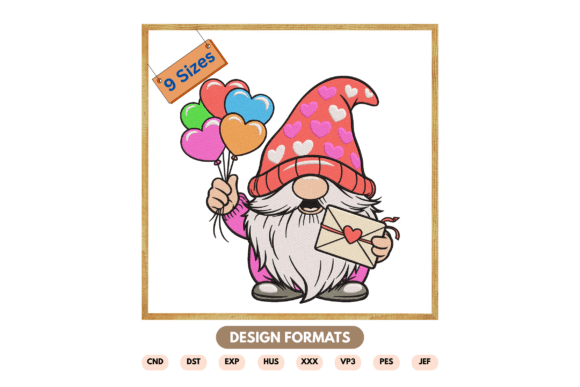 Love Letter Gnome Embroidery Design Review