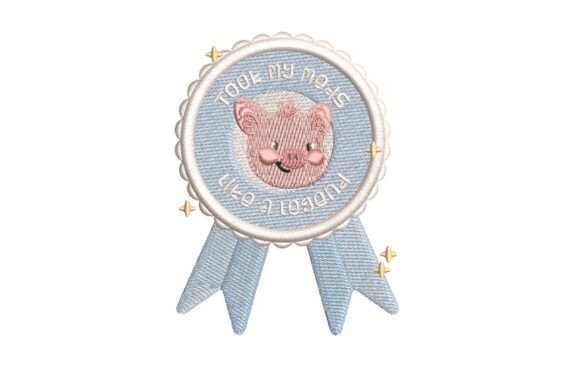Piggy Meds Award Embroidery: A Giftable, Versatile Design for Small Batch Sellers