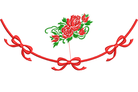 Roses and Ribbons Embroidery Design Review