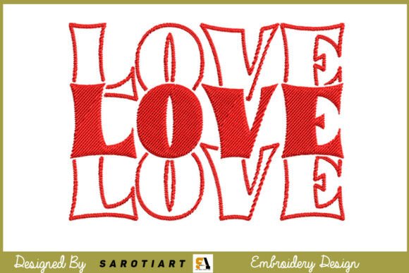 Valentine Design Love Embroidery T-shirt Review